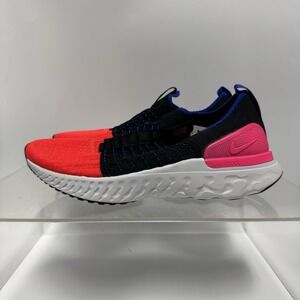 Brand New Nike React Phantom Run Flyknit 2 Red Black DX2354-001 Women's Size 7